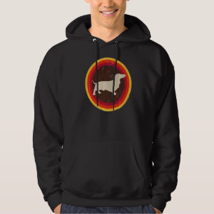 Dachshund Wiener Doxen Dog Retro 33 Hoodie