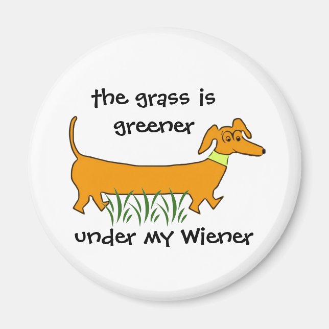 Dachshund Wiener Magnet (Front)