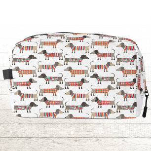 Dachshund Wiener Sausage Dog  Dopp Kit