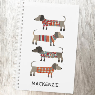 Dachshund Wiener Sausage Dog Personalized Planner