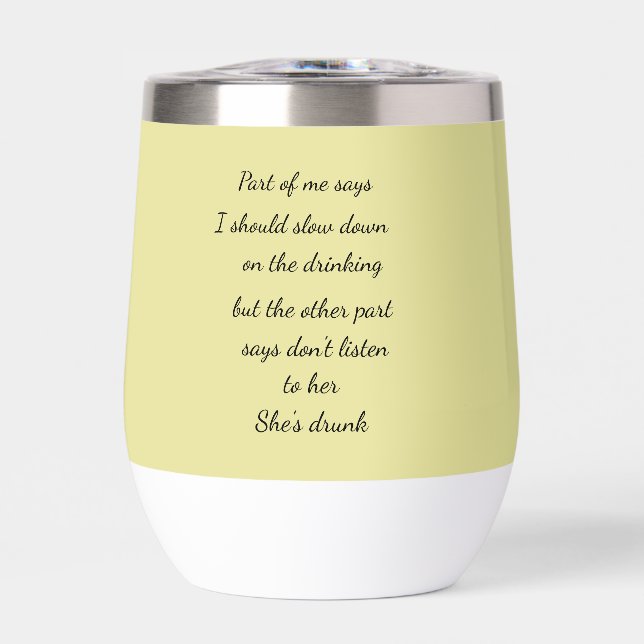 Dachshund Wine Drinker (Front)