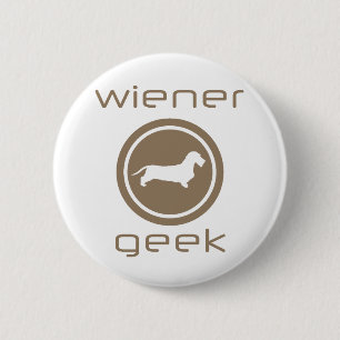 Dachshund Wirehaired 6 Cm Round Badge