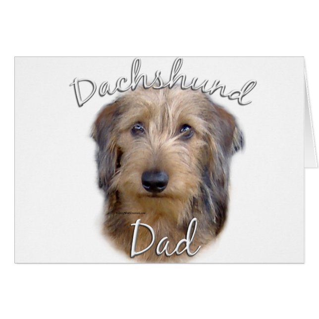 Dachshund (wirehaired) Dad 2 (Front Horizontal)
