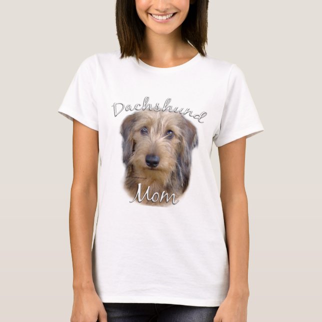 Dachshund (wirehaired) Mum 2 T-Shirt (Front)