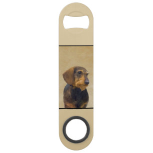 Dachshund (Wirehaired) Painting Original Dog Art