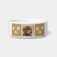 Dachshund (Wirehaired) Painting Original Dog Art