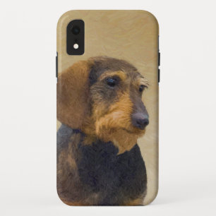 Dachshund (Wirehaired) Painting Original Dog Art Case-Mate iPhone Case