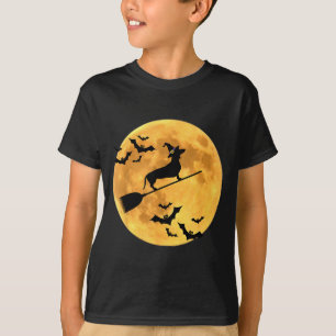 Dachshund Witch Dog Halloween T-Shirt