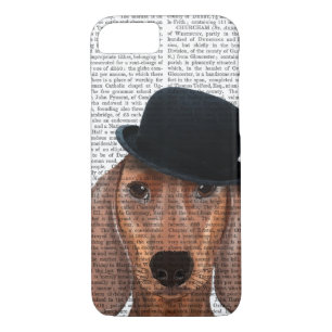 Dachshund with Black Bowler Hat Case-Mate iPhone Case