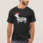 Dachshund With Santa Claus Hat Cute Doxie Christma T-Shirt<br><div class="desc">Dachshund With Santa Claus Hat Cute Doxie Christmas Pj</div>