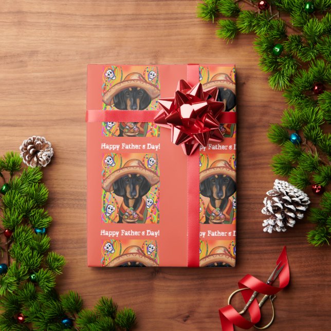 DACHSHUND      WRAPPING PAPER (Holiday Gift)