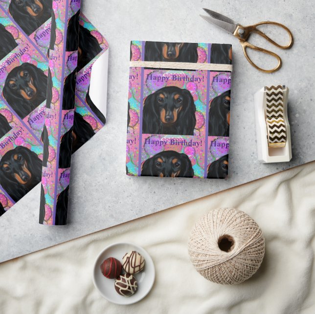 DACHSHUND       WRAPPING PAPER (Crafts)