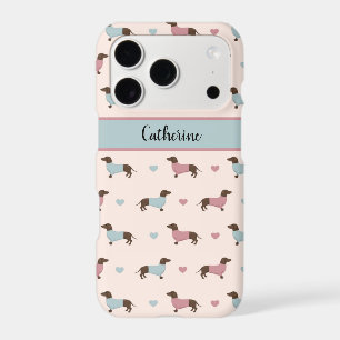 Dachshunds and Hearts Case-Mate iPhone Case