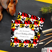 Dachshunds and Hearts Doxie Birthday Party