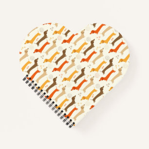Dachshunds and Polka Dots  Notebook