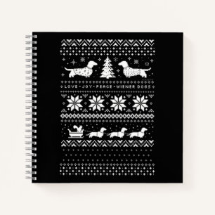 Dachshunds Christmas Notebook