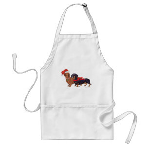 Dachshunds Christmas Standard Apron