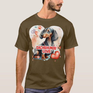 Dachshunds Love 1 T-Shirt