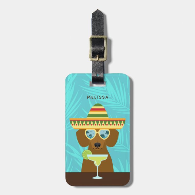 Dachshunds Luggage Tags (Front Vertical)