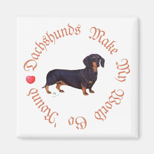 Dachshunds Make My World Magnet