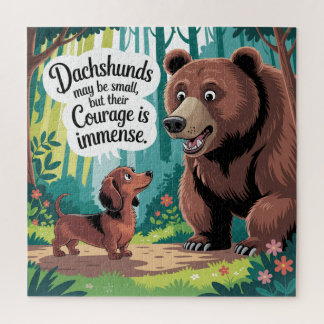 Dachshunds May Be Small Jigsaw Puzzle