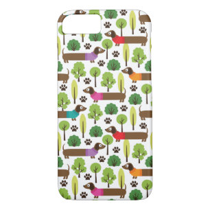 Dachshunds On A Walk In The Park Case-Mate iPhone Case