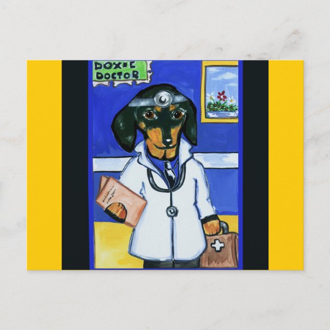 Dachshunds Postcard (Front)