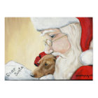 Dachshund's Request for Santa Print