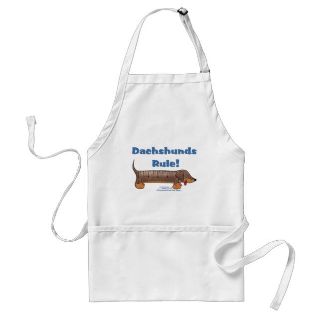 Dachshunds Rule Standard Apron (Front)