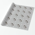 Dachshunds Wedding Bridal Shower Cute Wiener Dogs Wrapping Paper<br><div class="desc">Personalise this original Dachshund lover’s wedding gift wrap with the names of the new Mr. and Mrs. The newlywed bride and groom will love the personal touch of your thoughtful gift wrapped in this original Doxie lover’s wrapping paper. Perfect for bridal showers, wedding receptions and anniversaries. This weenies wedding paper...</div>