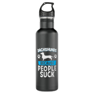 Dachshunds With My Friends 710 Ml Water Bottle