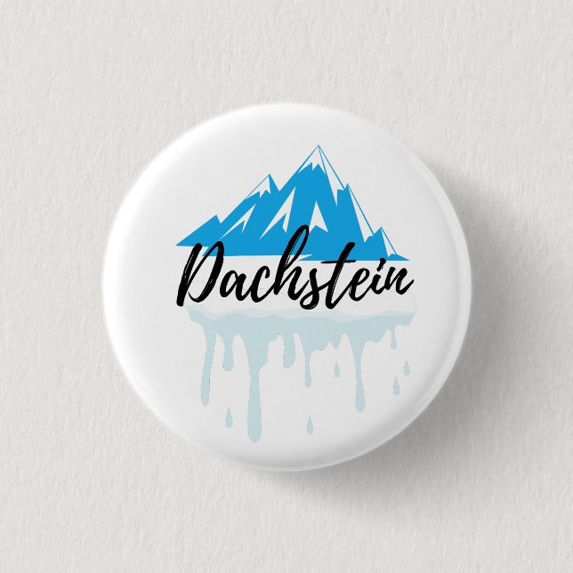 Dachstein 3 Cm Round Badge (Front)