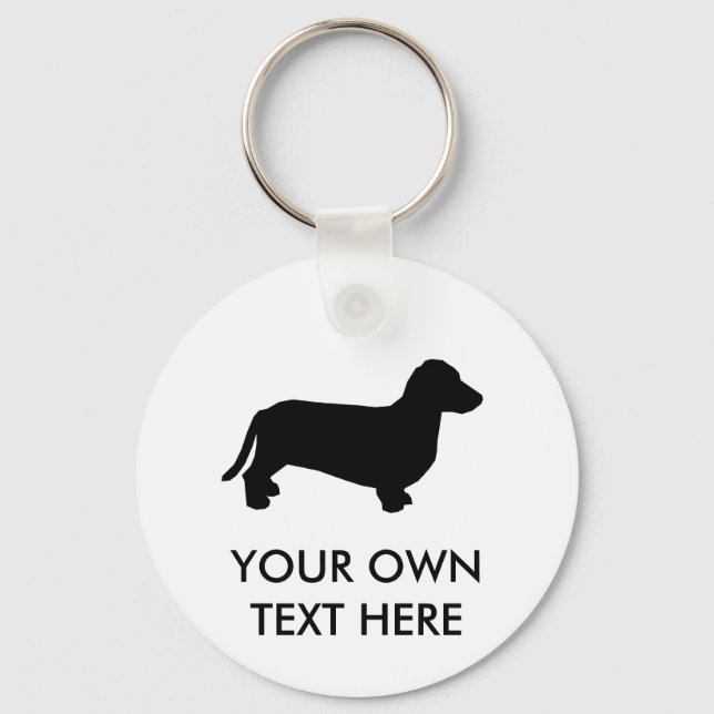 Dachsund Key Ring (Front)