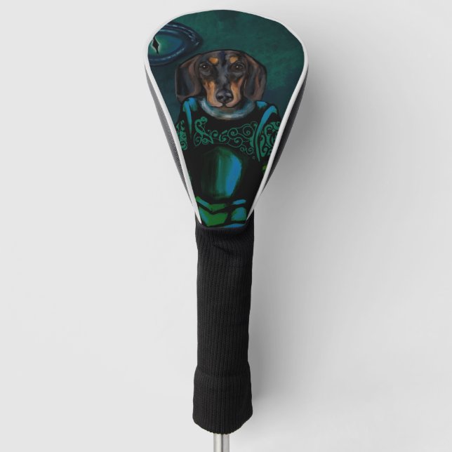 Dacshund        golf head cover (Front)