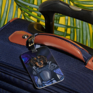 Dacshund    luggage tag