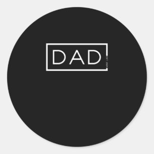 Dad 2024 Loading Father 2024 New Dad Est. 2024 Classic Round Sticker