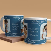 Dad 3 Vertical Photo Loving Words Personalised