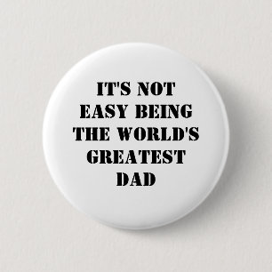 Dad 6 Cm Round Badge