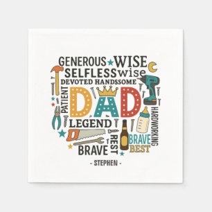 Dad – A Tribute of Strength, Love, & Devotion (2) Napkin