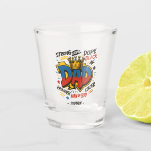 Dad – A Tribute of Strength, Love, & Devotion (3) Shot Glass