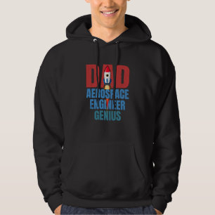 Dad Aerospace Engineer Genius Fun Engineering Grap Hoodie