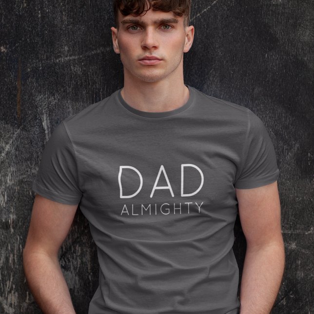 Dad Almighty | Modern Stylish Daddy Father's T-Shirt (Creator Uploaded)