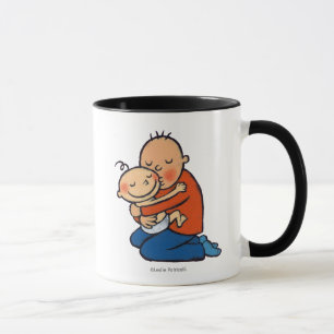 Dad and Baby Hugging Mug