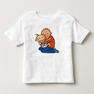 Dad and Baby Hugging Toddler T-Shirt