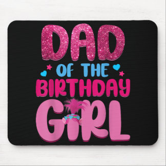 Dad And Mum Birthday Girl Family Matching Mouse Pad