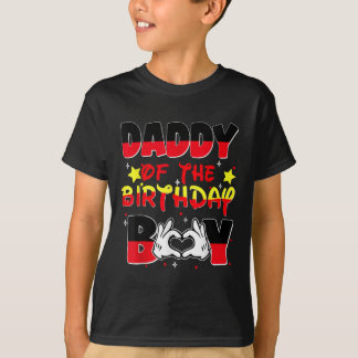 Dad And Mum Daddy Of The Birthday Boy Family Party T-Shirt