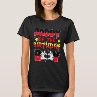 Dad And Mum Daddy Of The Birthday Boy Family Party T-Shirt