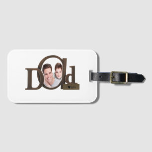 Dad And Son - Dad and Son Photo Frame Luggage Tag