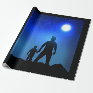 Dad And Son Father And Son Wrapping Paper