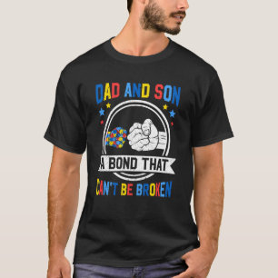 Dad and Son Proud Autism Dad Autism Awareness for T-Shirt